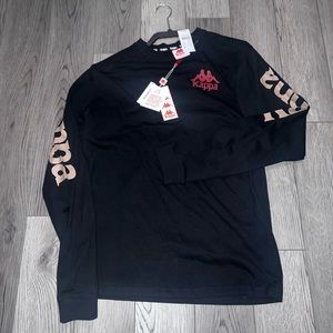 Black KAPPA long sleeve shirt